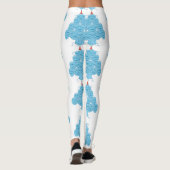 hässliche Weihnachtsmaske Leggings (Rückseite)