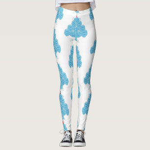hässliche Weihnachtsmaske Leggings