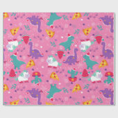 hässliche Weihnachtspizza unicorn Wassermelone Sch Geschenkpapier (Flach)