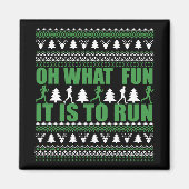 hässliche Weihnachtspullis Magnet (Vorne)