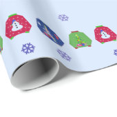 Hässliche Weihnachtspullover Geschenkpapier (Rolleneckpunkt)