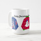 Hässliche Weihnachtspullover Kaffeetasse (Vorderseite Links)