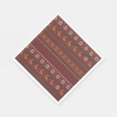Hässliche Weihnachtspullover-Strick-Luncheon-Servi Serviette (Ecke)