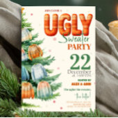 Hässliche Weihnachtspullover-Weihnachtsfeier Kusch Einladung