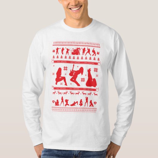 HÄSSLICHE WEIHNACHTSschwermetallstrickjacke 2 T-Shirt (Vorderseite)