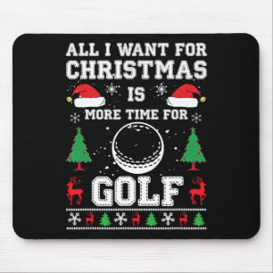 Hässliche Weihnachtsshirt Herren Dry Fit Golf Weih Mousepad