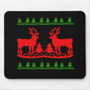 Hässliche Weihnachtsstrickjacke Mousepad