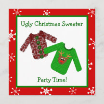 Hässliche Weihnachtsstrickjacke-WeihnachtsParty