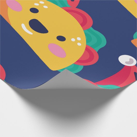 hässliche Weihnachtsstuben Geschenkpapier (Ecke)