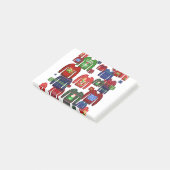 hässliche Weihnachtsswitzer Post-it Klebezettel (angewinkelt)
