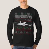 Hässliche Weihnachtsversuchsstrickjacke T-Shirt (Vorderseite)