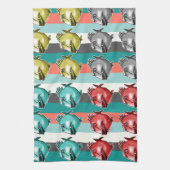 hässlicher, gestreifter Hintergrund Küchentuch (Vertikal)