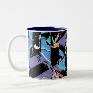 Hässlicher Kaffeebecher Zweifarbige Tasse