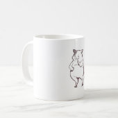 hässlicher Katzenbecher Kaffeetasse (Vorderseite Links)