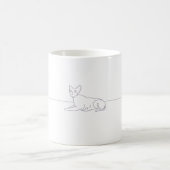 Hässlicher Katzencup Kaffeetasse (Mittel)