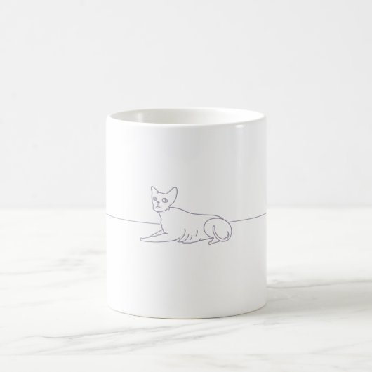 Hässlicher Katzencup Kaffeetasse (Mittel)