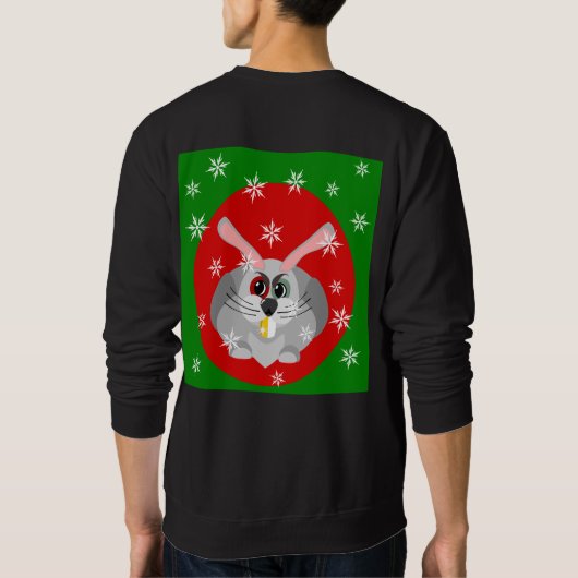 hässlicher Pullover für das Weihnachtsgebäck (Rückseite)