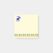 Hässlicher Pullover (Kümmere dich darum) Rentier Post-it Klebezettel (Vorderseite)