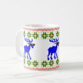 Hässlicher Pullover (Kümmere dich drum) Rentier We Kaffeetasse (Vorderseite Links)