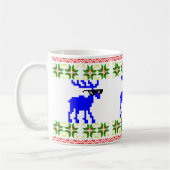 Hässlicher Pullover (Kümmere dich drum) Rentier We Kaffeetasse (Links)