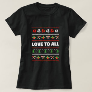Hässlicher Pullover, Lieber Spruch Weihnachtspullo T-Shirt