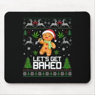 Hässlicher Pullover Unkraut Weihnachten Xmas  Mousepad