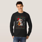 Hässlicher Pullover Weihnachten Corgi Hund Santa H (Vorne ganz)