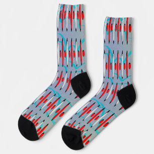 HÄSSLICHER Retro-Spaß aus den 1960er Jahren Socken
