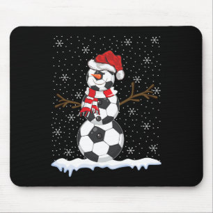 Hässlicher Sweater-Stil Schneemann Fußball-Byll We Mousepad