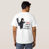 HÄSSLICHER TOD ZU DEN TIERverführern T-Shirt (Schwarz voll)
