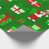 hässlicher Weihnachten Marjorie Taylor Greene Sant Geschenkpapier (Ecke)