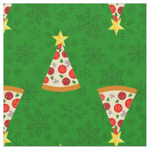 hässlicher Weihnachts-Pizza-Baum lustiger italieni