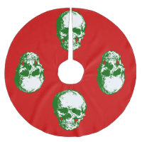 hässlicher Weihnachts-Schädel-Goth-Skelett