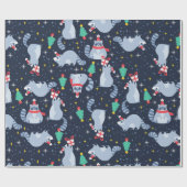 hässlicher Weihnachtsbaum Geschenkpapier (Flach)