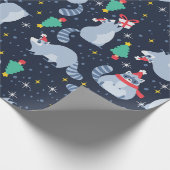 hässlicher Weihnachtsbaum Geschenkpapier (Ecke)