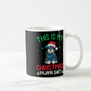 Hässlicher Weihnachtsbaum Santa Miniature Schnauze Kaffeetasse