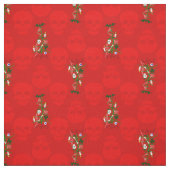 hässlicher Weihnachtsbaumschädel Spuk Stoff (Muster)