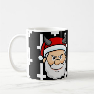 hässlicher Weihnachtsböse Santa-Claus Kaffeetasse