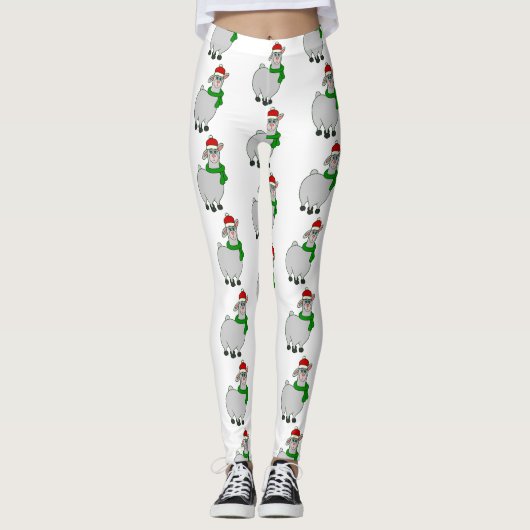 hässlicher Weihnachtsclaus Leggings (Vorderseite)