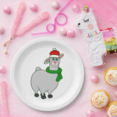 hässlicher Weihnachtsclaus Pappteller (Party)
