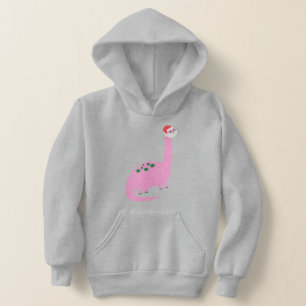 hässlicher Weihnachtsdinosaurier-Brontosaurus Hoodie