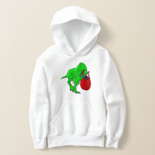 hässlicher Weihnachtsdinosaurier Tyrannosaurus Rex Hoodie