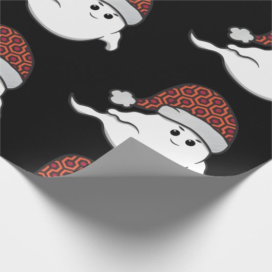 hässlicher Weihnachtsgeistesteppich Geschenkpapier (Ecke)