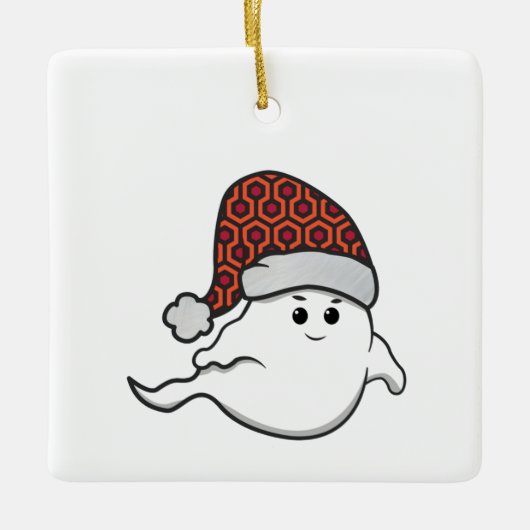hässlicher Weihnachtsgeistesteppich Keramikornament (Vorderseite)