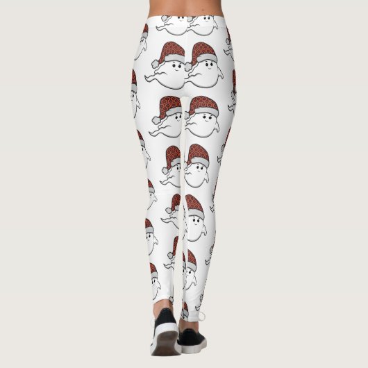hässlicher Weihnachtsgeistesteppich Leggings (Rückseite)