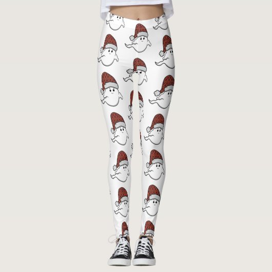 hässlicher Weihnachtsgeistesteppich Leggings (Vorderseite)