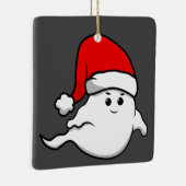 hässlicher Weihnachtsgeistlicher santa-Claus spric Keramikornament (Rechts)