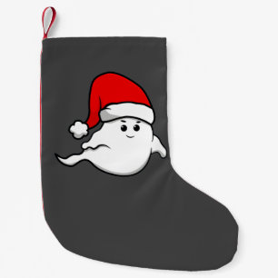hässlicher Weihnachtsgeistlicher santa-Claus spric Kleiner Weihnachtsstrumpf