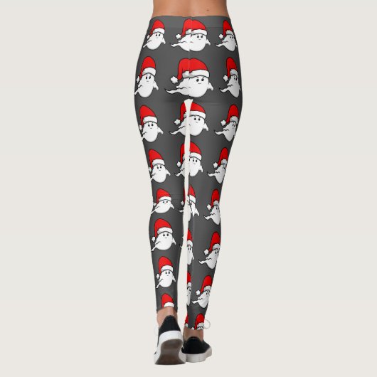 hässlicher Weihnachtsgeistlicher santa-Claus spric Leggings (Rückseite)