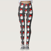 hässlicher Weihnachtsgeistlicher santa-Claus spric Leggings (Vorderseite)